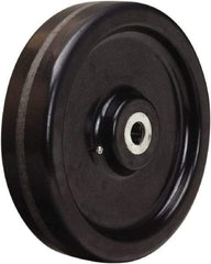 Hamilton - 16 Inch Diameter x 4 Inch Wide, Phenolic Caster Wheel - 5,000 Lb. Capacity, 5-1/4 Inch Hub Length, 1-1/4 Inch Axle Diameter, Straight Roller Bearing - Exact Industrial Supply