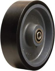 Hamilton - 10 Inch Diameter x 3 Inch Wide, Polyurethane on Cast Iron Caster Wheel - 3,900 Lb. Capacity, 3-1/4 Inch Hub Length, 3/4 Inch Axle Diameter, Sealed Precision Ball Bearing - Exact Industrial Supply