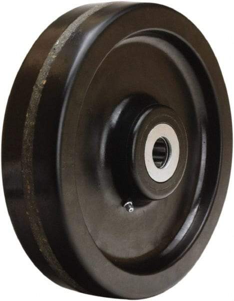 Hamilton - 10 Inch Diameter x 2-1/2 Inch Wide, Phenolic Caster Wheel - 2,500 Lb. Capacity, 3-1/4 Inch Hub Length, 3/4 Inch Axle Diameter, Tapered Roller Bearing - Exact Industrial Supply