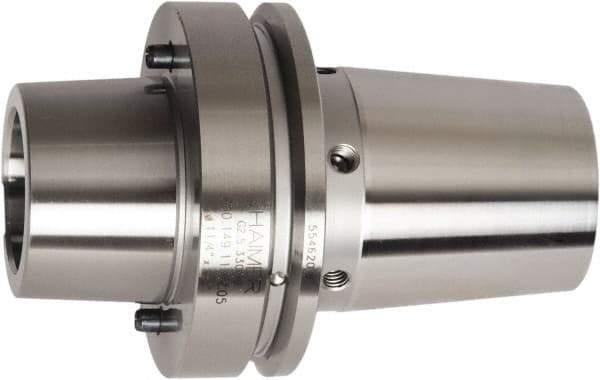 HAIMER - 6mm Hole Diam, HSK80F Taper Shank Shrink Fit Tool Holder & Adapter - 76.2mm Projection, 21mm Nose Diam, 36mm Clamping Depth, 33,000 RPM, Through Coolant - Exact Industrial Supply