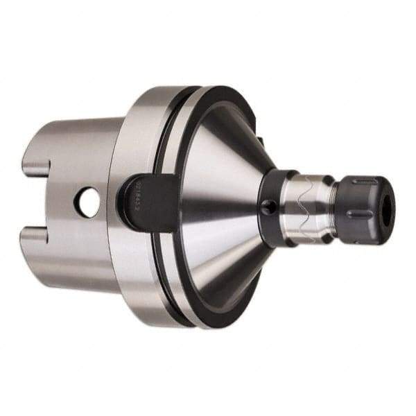 HAIMER - 1/8" to 3/4" Capacity, 3.93" Projection, HSK100A Hollow Taper, ER32 Collet Chuck - 0.0001" TIR - Exact Industrial Supply