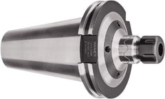 HAIMER - 1/8" to 5/8" Capacity, 5.12" Projection, CAT50 Taper Shank, ER25 Collet Chuck - 0.0001" TIR, Through-Spindle - Exact Industrial Supply