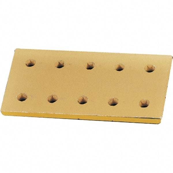 Dynabrade - 7" Long x 3.6667" Wide Power Sander Punch Plate - For Use with Dynabug Orbital Sanders - Exact Industrial Supply