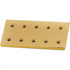 Dynabrade - 7" Long x 3.6667" Wide Power Sander Punch Plate - For Use with Dynabug Orbital Sanders - Exact Industrial Supply