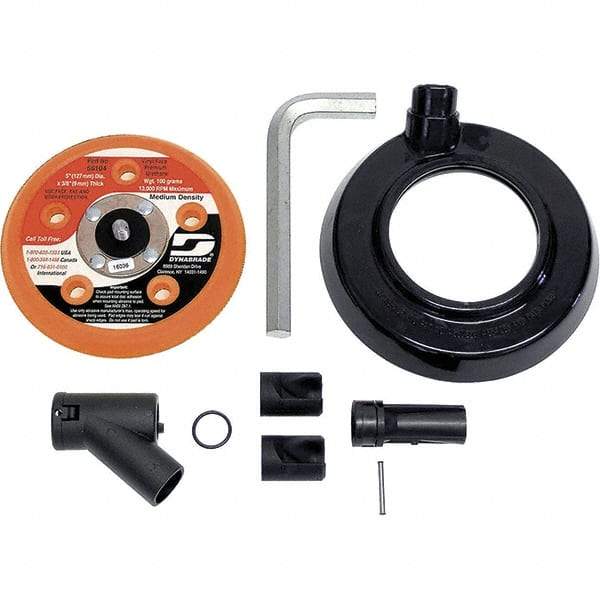 Dynabrade - Power Sander Vacuum Shroud Conversion Kit - 5" Diam, For Use with Dynorbital Supreme Random & Dynorbital-Spirit Random Orbital Sanders - Exact Industrial Supply