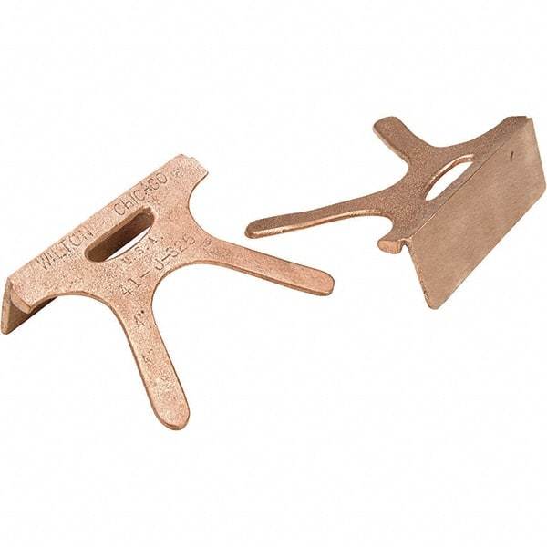 Dynabrade - 4" Jaw Width, Bronze, Vise Jaw Cap - Exact Industrial Supply