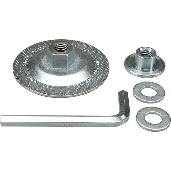 Dynabrade - 5" Diam Angle & Disc Grinder Wheel Mount Adapter Kit - For Use with Disc Grinders - Exact Industrial Supply