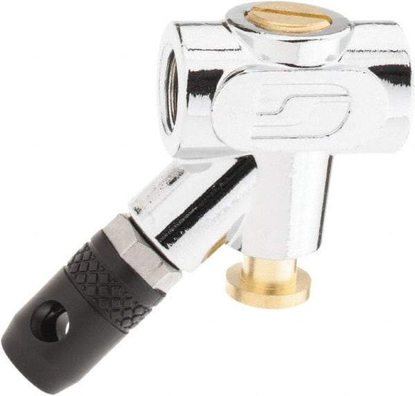 Dynabrade - 30 Max psi Safety Tip Inline Blow Gun - 1/4 NPT, 4" Tube Length - Exact Industrial Supply