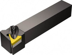 Sandvik Coromant - DTGN, Right Hand Cut, -1° Lead Angle, 25mm Shank Height x 25mm Shank Width, Negative Rake Indexable Turning Toolholder - 150mm OAL, TNMG 16 04 08 Insert Compatibility, Series T-Max P - Exact Industrial Supply