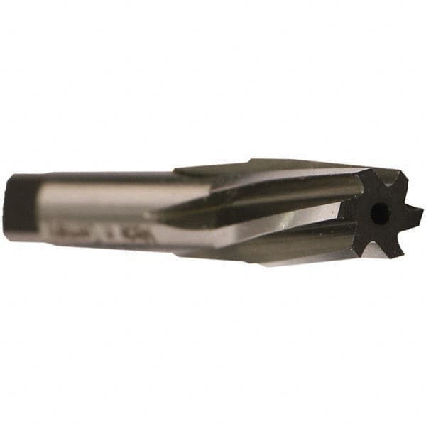 Emuge - 1/2" Pipe, 0.6673" Small End Diam, 0.6299" Straight Shank, 35mm Flute, Taper Pipe Reamer - Exact Industrial Supply