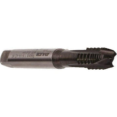 Emuge - M3x0.50 Metric Coarse, 3 Flute, Nitride Finish, Cobalt Spiral Point Tap - Plug Chamfer, Right Hand Thread, 56mm OAL, 11mm Thread Length, 3.5mm Shank Diam, 6H Class of Fit, Series Rekord B - Exact Industrial Supply