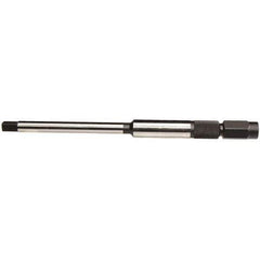 Emuge - 1-1/8 Inch Tap, 7.87 Inch Overall Length, 1.339 Inch Max Diameter, Tap Extension - 0.896 Inch Tap Shank Diameter, 0.896 Inch Extension Shank Diameter, 0.672 Inch Extension Square Size - Exact Industrial Supply