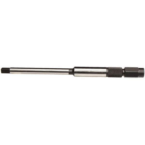 Emuge - 7/16 Inch Tap, 7.09 Inch Overall Length, 0.571 Inch Max Diameter, Tap Extension - 0.323 Inch Tap Shank Diameter, 0.323 Inch Extension Shank Diameter, 0.242 Inch Extension Square Size - Exact Industrial Supply