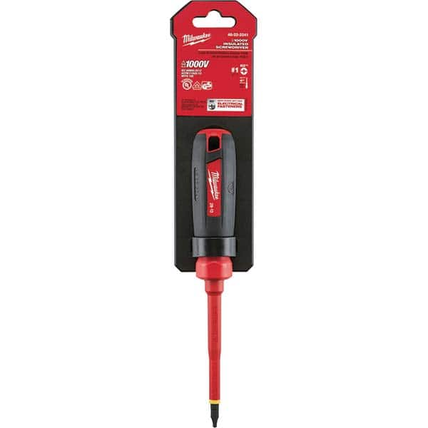 Milwaukee Tool - Precision & Specialty Screwdrivers Type: Screwdriver Overall Length Range: 7" - 9.9" - Exact Industrial Supply