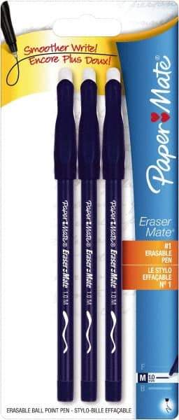 Paper Mate - 1mm Ball Point Stick Pen - Blue - Exact Industrial Supply