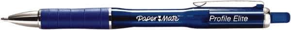 Paper Mate - 1.4mm Ball Point Retractable Pen - Blue - Exact Industrial Supply