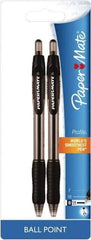 Paper Mate - 1.4mm Ball Point Retractable Pen - Black - Exact Industrial Supply