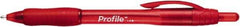 Paper Mate - 1.4mm Ball Point Retractable Pen - Red - Exact Industrial Supply
