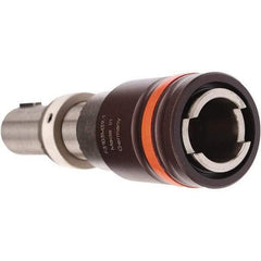 Emuge - 1-3/8 to 12 Threaded Shank Tension & Compression Tapping Chuck - M4.5 Min Tap Capacity, 4.6063" Projection, Size 3 Adapter, Quick Change, Through Coolant - Exact Industrial Supply