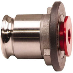 Emuge - 1.108" Tap Shank Diam, 0.831" Tap Square Size, #5 Tapping Adapter - 1.65" Projection, 2.717" Tap Depth, 4.13" OAL, 2.362" Shank OD, Through Coolant, Series EM05 - Exact Industrial Supply