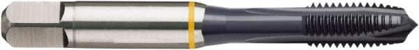 Guhring - M8x1.25 Metric Coarse, TiCN Finish, Cobalt Spiral Point Tap - Plug Chamfer, Right Hand Thread, 2.72" OAL, 0.669" Thread Length, 0.318" Shank Diam, 6H Class of Fit, Series 4416 - Exact Industrial Supply