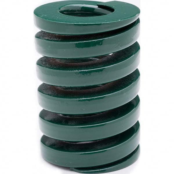 Associated Spring Raymond - 50mm Hole Diam, 25mm Rod Diam, 125mm Free Length, Green Die Spring - Exact Industrial Supply