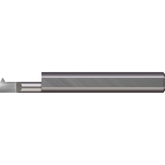 Micro 100 - Single Point Threading Tools; Thread Type: Internal ; Material: Solid Carbide ; Profile Angle: 60 ; Threading Diameter (Decimal Inch): 0.1800 ; Cutting Depth (Decimal Inch): 0.5000 ; Maximum Threads Per Inch: 56 - Exact Industrial Supply