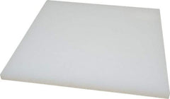 Value Collection - 1/2" Thick x 12" Wide x 1' Long, Polypropylene Sheet - Translucent White - Exact Industrial Supply