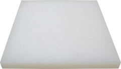 Value Collection - 1" Thick x 12" Wide x 1' Long, Polypropylene Sheet - Translucent White - Exact Industrial Supply