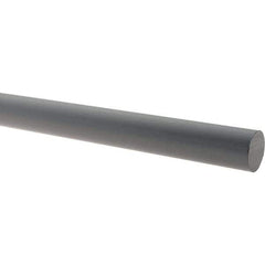 Made in USA - 1/4" Thick x 48" Wide x 8' Long, PVC Sheet - Gray, Type I PVC Grade - Exact Industrial Supply