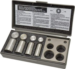 Precision Brand - 7/8 to 1-1/4 Inch Diameter Shim Punch and Die Set - 7/8, 1, 1-1/8 and 1-1/4 Inch Diameter, 4 Piece - Exact Industrial Supply