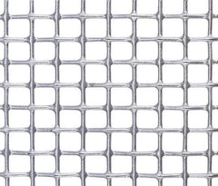Value Collection - 30 Gage, 0.014 Inch Wire Diameter, 24 x 24 Mesh per Linear Inch, Steel, Wire Cloth - 0.014 Inch Opening Width, 36 Inch Wide, Cut to Length, Galvanized after Weave - Exact Industrial Supply