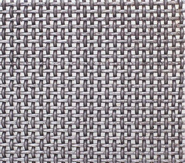 Value Collection - 18 Gage, 0.047 Inch Wire Diameter, 3 x 3 Mesh per Linear Inch, Steel, Wire Cloth - 0.286 Inch Opening Width, 48 Inch Wide, Cut to Length - Exact Industrial Supply