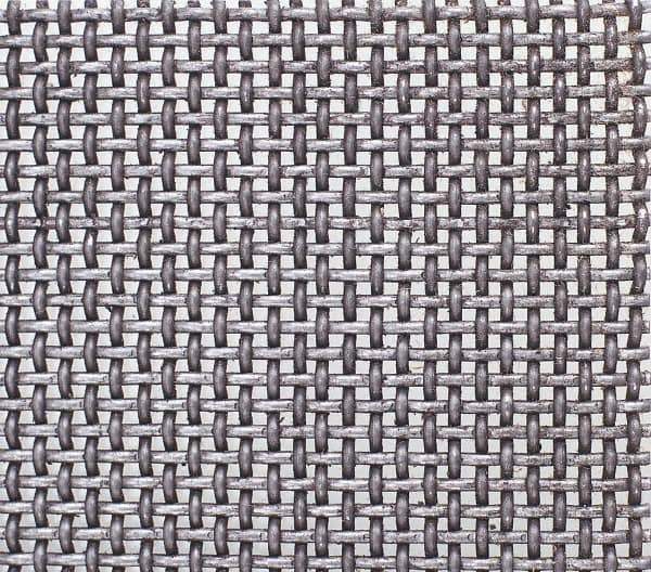 Value Collection - 39 Gage, 0.0075 Inch Wire Diameter, 60 x 60 Mesh per Linear Inch, Steel, Wire Cloth - 0.009 Inch Opening Width, 48 Inch Wide, Cut to Length - Exact Industrial Supply