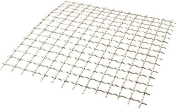 Value Collection - 11 Gage, 0.12 Inch Wire Diameter, 3/4 x 3/4 Mesh per Linear Inch, Stainless Steel, Wire Cloth - 0.63 Inch Opening Width, 12 Inch Wide x 12 Inch Stock Length - Exact Industrial Supply