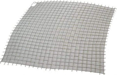 Value Collection - 18 Gage, 0.047 Inch Wire Diameter, 2 x 2 Mesh per Linear Inch, Stainless Steel, Wire Cloth - 0.453 Inch Opening Width, 12 Inch Wide x 12 Inch Stock Length - Exact Industrial Supply