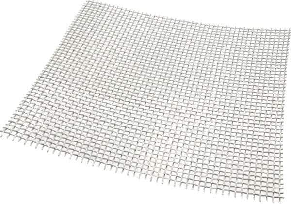 Value Collection - 16 Gage, 0.063 Inch Wire Diameter, 4 x 4 Mesh per Linear Inch, Stainless Steel, Wire Cloth - 0.187 Inch Opening Width, 12 Inch Wide x 12 Inch Stock Length - Exact Industrial Supply