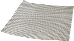 Value Collection - 19 Gage, 0.041 Inch Wire Diameter, 5 x 5 Mesh per Linear Inch, Stainless Steel, Wire Cloth - 0.159 Inch Opening Width, 12 Inch Wide x 12 Inch Stock Length - Exact Industrial Supply