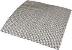 Value Collection - 16 Gage, 0.063 Inch Wire Diameter, 6 x 6 Mesh per Linear Inch, Stainless Steel, Wire Cloth - 0.104 Inch Opening Width, 12 Inch Wide x 12 Inch Stock Length - Exact Industrial Supply