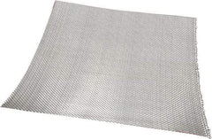 Value Collection - 20 Gage, 0.035 Inch Wire Diameter, 10 x 10 Mesh per Linear Inch, Stainless Steel, Wire Cloth - 0.065 Inch Opening Width, 12 Inch Wide x 12 Inch Stock Length - Exact Industrial Supply