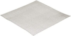 Value Collection - 22 Gage, 0.028 Inch Wire Diameter, 6 x 6 Mesh per Linear Inch, Stainless Steel, Milling Grade Wire Cloth - 0.1387 Inch Opening Width, 12 Inch Wide x 12 Inch Stock Length - Exact Industrial Supply