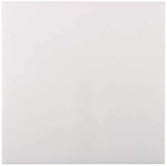 Made in USA - 1/4" Thick x 48" Wide x 4' Long, Polyethylene (UHMW) Sheet - White, ±0.20% Tolerance - Exact Industrial Supply