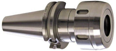 Accupro - 3/64" to 3/4" Capacity, 3" Projection, CAT40 Taper Shank, TG/PG 75 Collet Chuck - 0.0002" TIR, Through-Spindle & DIN Flange Coolant - Exact Industrial Supply