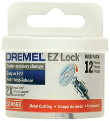 Dremel - 1-1/2" Cutoff Wheel - 0.045" Thick, 35,000 Max RPM, Use with Angle Grinders - Exact Industrial Supply