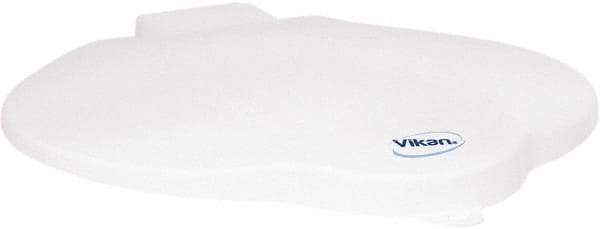 Vikan - 3 Gal Polypropylene Pail Lid - White, For Use with 5690 - Exact Industrial Supply