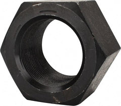 Value Collection - 2-12 UN Steel Right Hand Hex Nut - 3-1/8" Across Flats, 1-23/32" High, Uncoated - Exact Industrial Supply