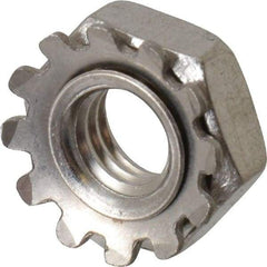 Value Collection - Hex Nuts With Lock Washers Lock Washer Type: External Tooth System of Measurement: Metric - Exact Industrial Supply