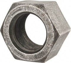 Value Collection - 1-1/2 - 12 UNF Steel Right Hand Hex Nut - 2-1/4" Across Flats, 1.317" High, Uncoated - Exact Industrial Supply