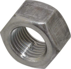Value Collection - 1/2-20 UNF Steel Right Hand Hex Nut - 3/4" Across Flats, 7/16" High, Uncoated - Exact Industrial Supply