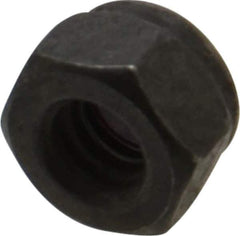 Value Collection - 1/4-20 UNC Grade 8 Hex Lock Nut with Nylon Insert - 7/16" Width Across Flats, 5/16" High, Uncoated - Exact Industrial Supply
